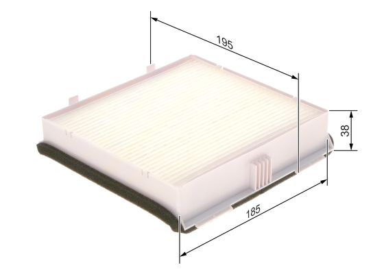 Interieurfilter Bosch 1 987 435 111