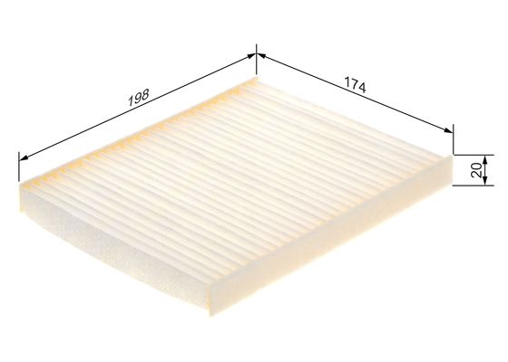 Interieurfilter Bosch 1 987 435 128