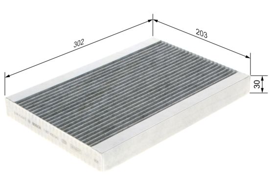 Interieurfilter Bosch 1 987 435 543