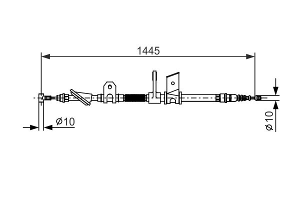 Handremkabel Bosch 1 987 477 623