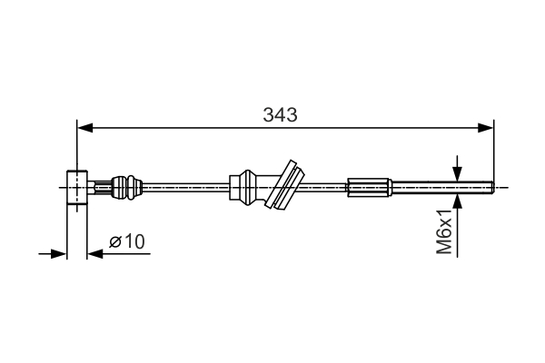 Handremkabel Bosch 1 987 482 020