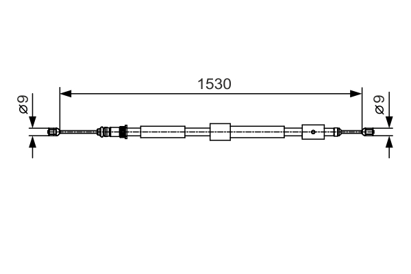 Handremkabel Bosch 1 987 482 114