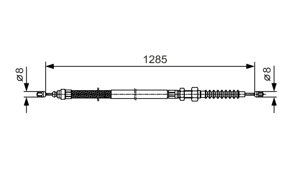 Handremkabel Bosch 1 987 482 115