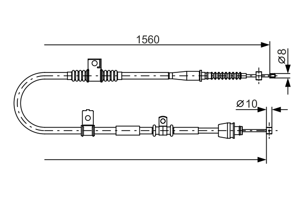Handremkabel Bosch 1 987 482 360