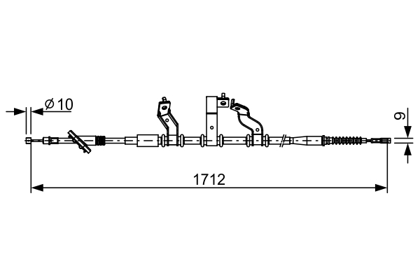 Handremkabel Bosch 1 987 482 529