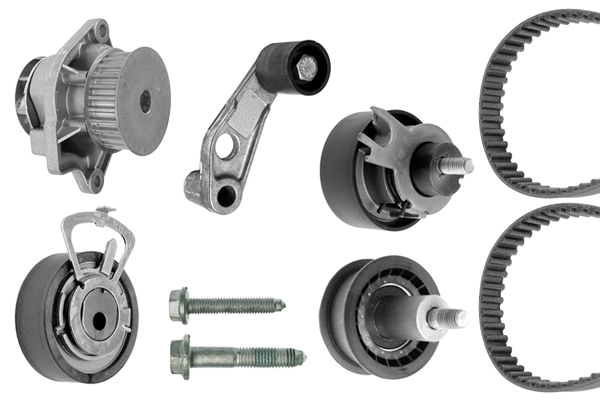 Distributieriem kit inclusief waterpomp Bosch 1 987 948 863