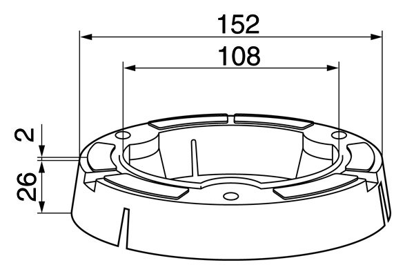 Rubberen ophangring Bosch 8 780 206 047