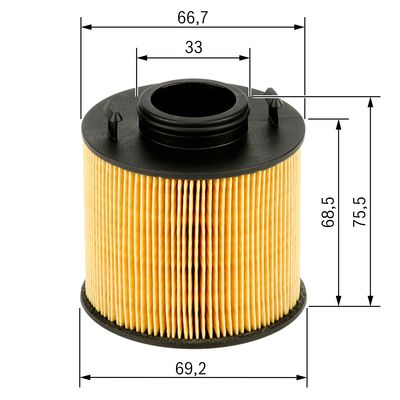 Ureumfilter Bosch F 00B H40 096