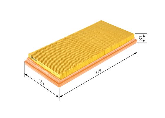 Luchtfilter Bosch F 026 400 053