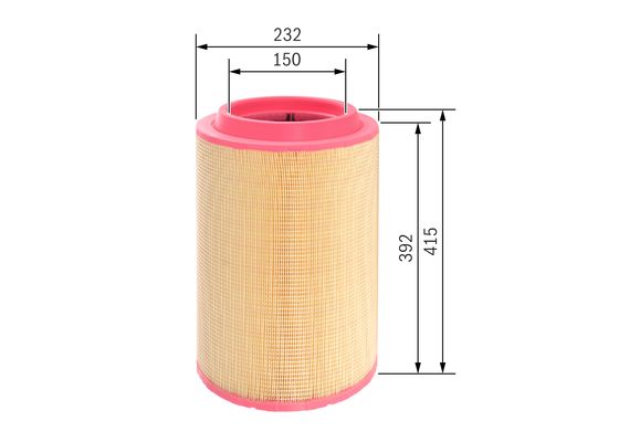 Luchtfilter Bosch F 026 400 073