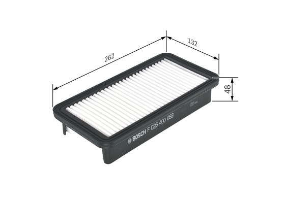 Luchtfilter Bosch F 026 400 093