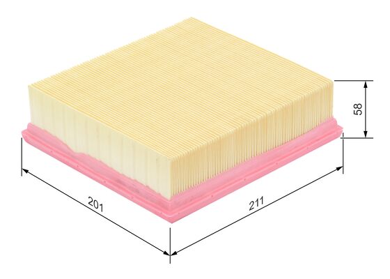 Luchtfilter Bosch F 026 400 097