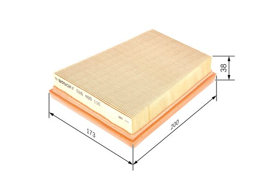 Luchtfilter Bosch F 026 400 110