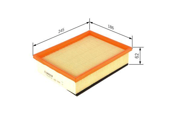 Luchtfilter Bosch F 026 400 120