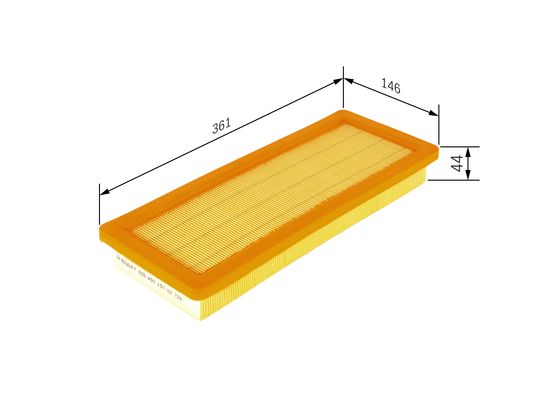 Luchtfilter Bosch F 026 400 151