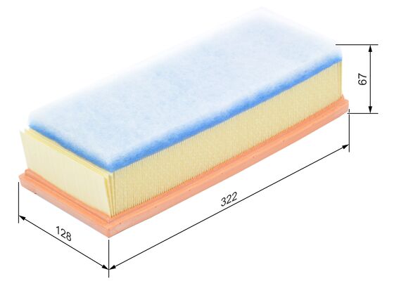 Luchtfilter Bosch F 026 400 157