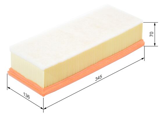 Luchtfilter Bosch F 026 400 172