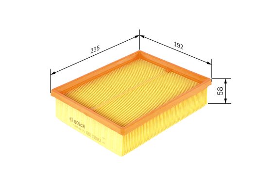Luchtfilter Bosch F 026 400 212