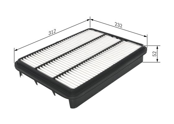 Luchtfilter Bosch F 026 400 225
