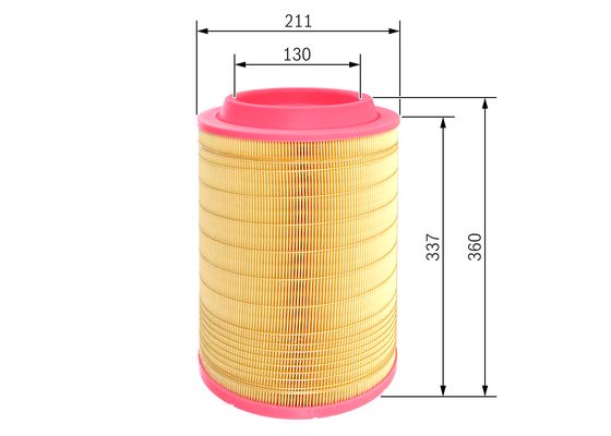 Luchtfilter Bosch F 026 400 245