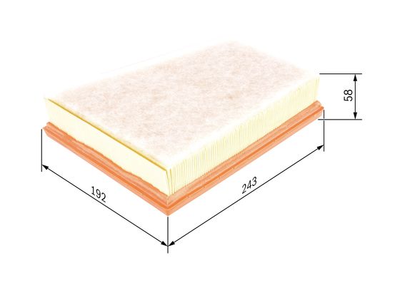 Luchtfilter Bosch F 026 400 250