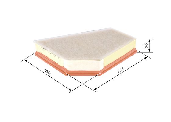 Luchtfilter Bosch F 026 400 255