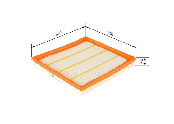 Luchtfilter Bosch F 026 400 290