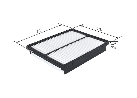 Luchtfilter Bosch F 026 400 292