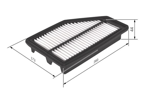 Luchtfilter Bosch F 026 400 295
