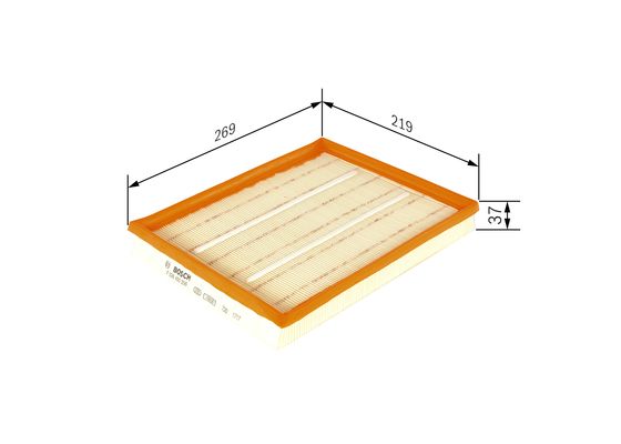 Luchtfilter Bosch F 026 400 356