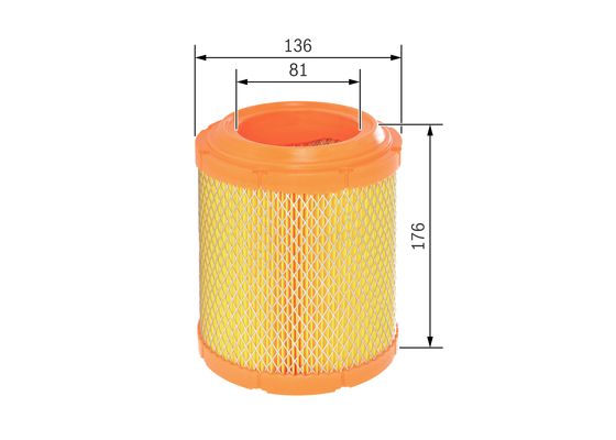 Luchtfilter Bosch F 026 400 413