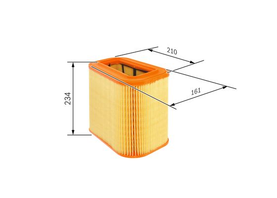 Luchtfilter Bosch F 026 400 431