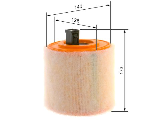 Luchtfilter Bosch F 026 400 436