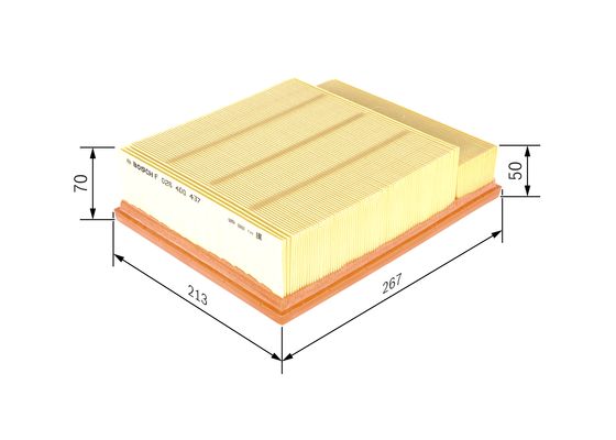 Luchtfilter Bosch F 026 400 437