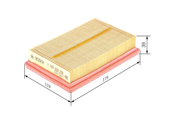 Luchtfilter Bosch F 026 400 438