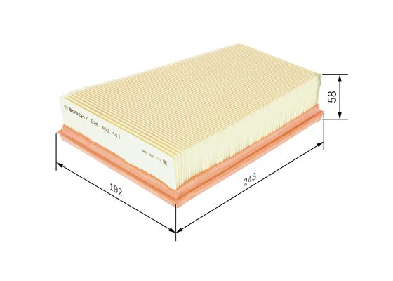 Luchtfilter Bosch F 026 400 441