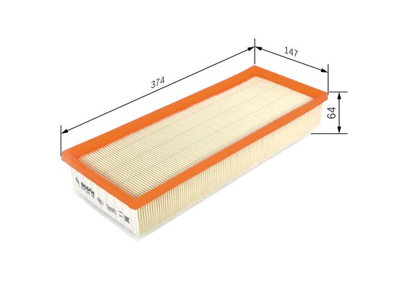 Luchtfilter Bosch F 026 400 449