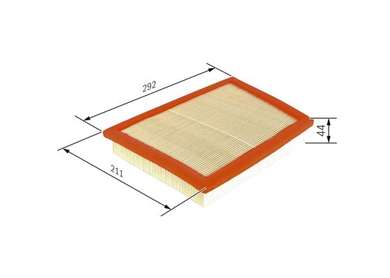 Luchtfilter Bosch F 026 400 461
