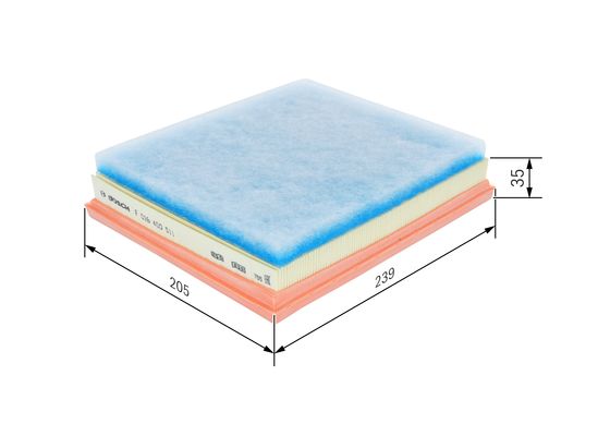 Luchtfilter Bosch F 026 400 511