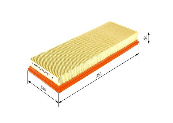 Luchtfilter Bosch F 026 400 517