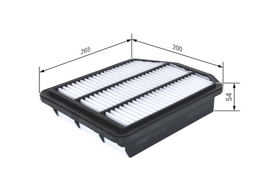 Luchtfilter Bosch F 026 400 522