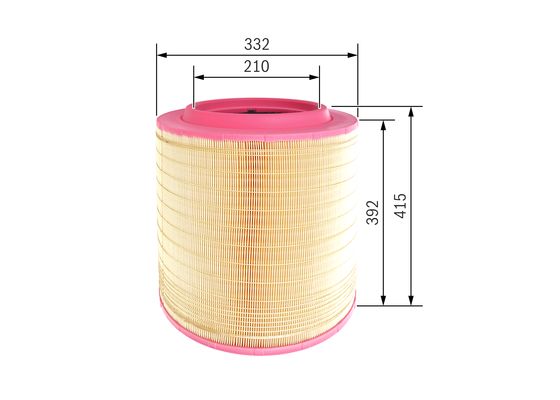 Luchtfilter Bosch F 026 400 535