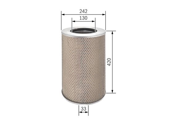 Luchtfilter Bosch F 026 400 541