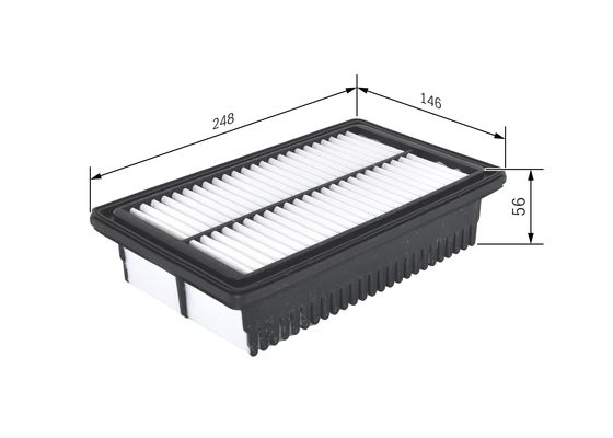 Luchtfilter Bosch F 026 400 558