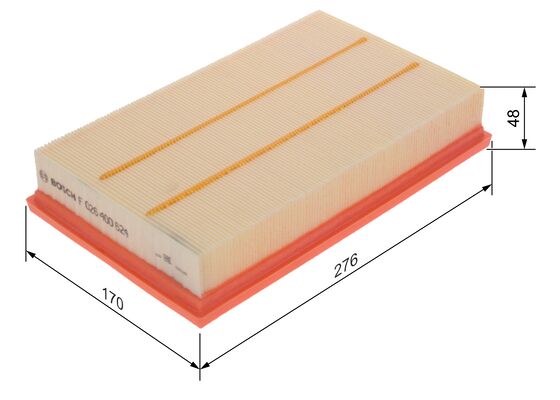 Luchtfilter Bosch F 026 400 624