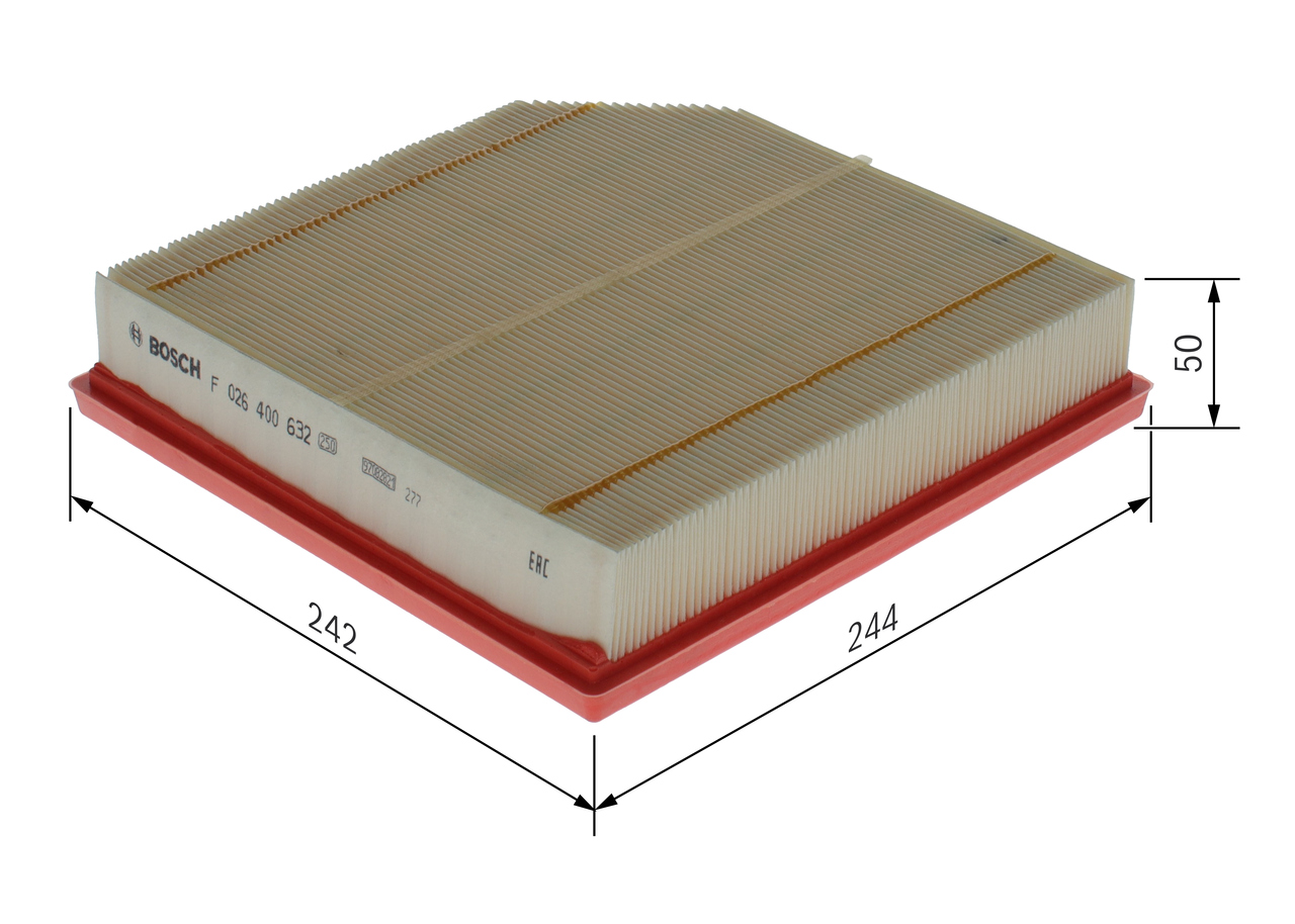 Luchtfilter Bosch F 026 400 632