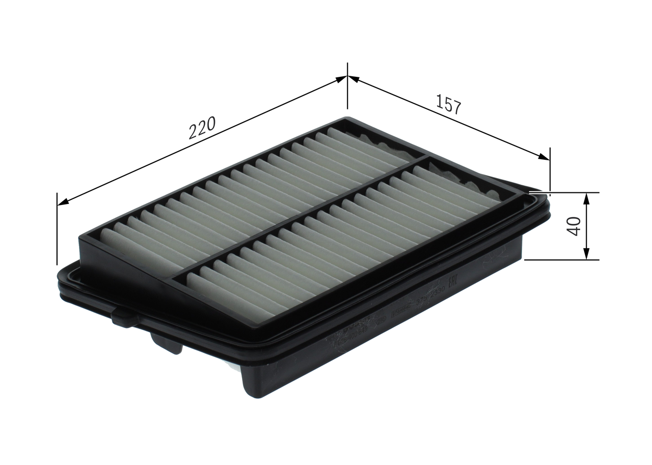 Luchtfilter Bosch F 026 400 649
