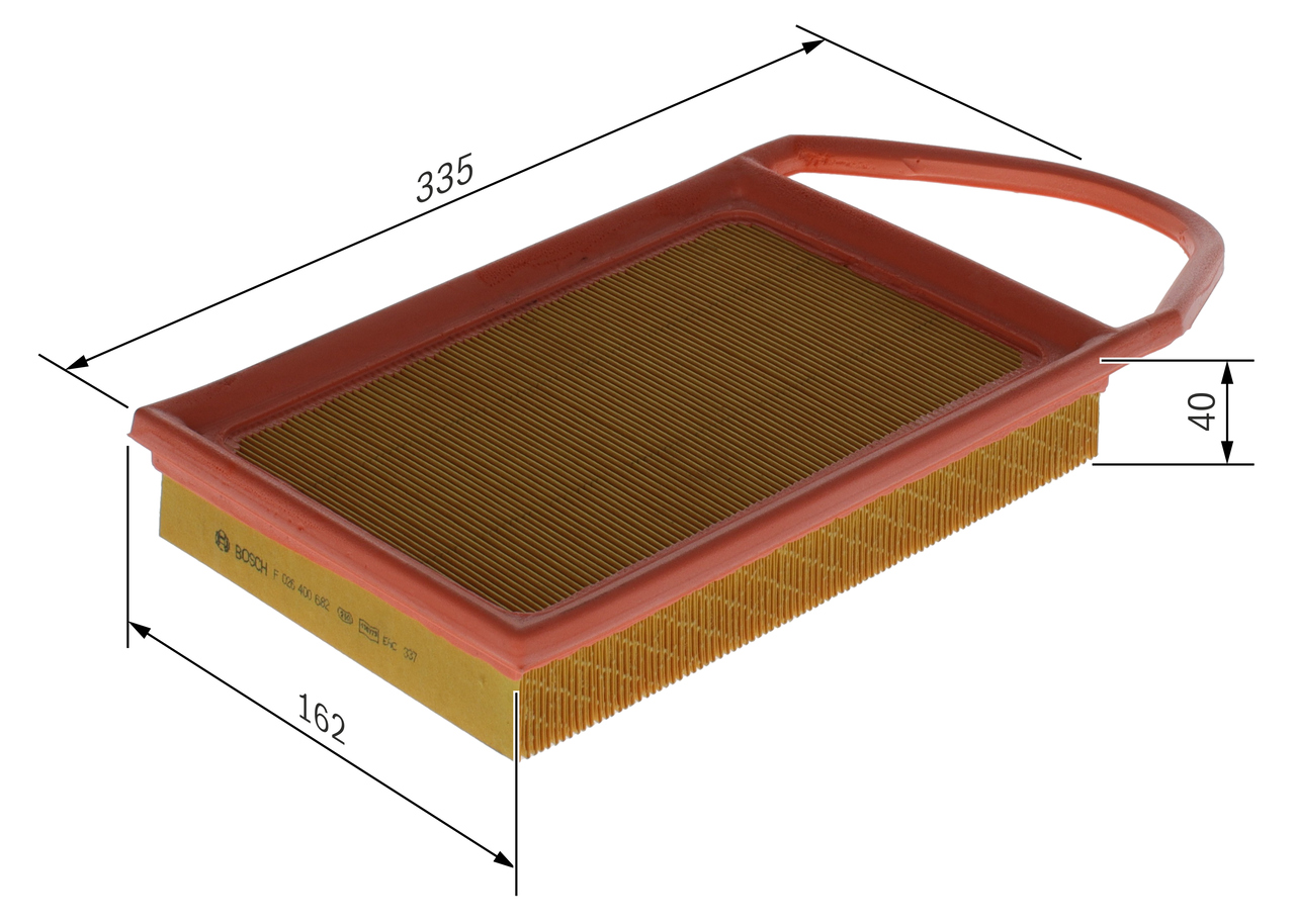 Luchtfilter Bosch F 026 400 682