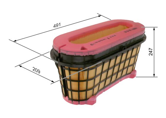 Luchtfilter Bosch F 026 400 683