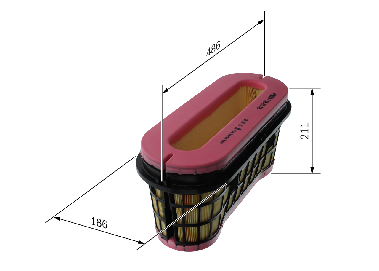 Luchtfilter Bosch F 026 400 725
